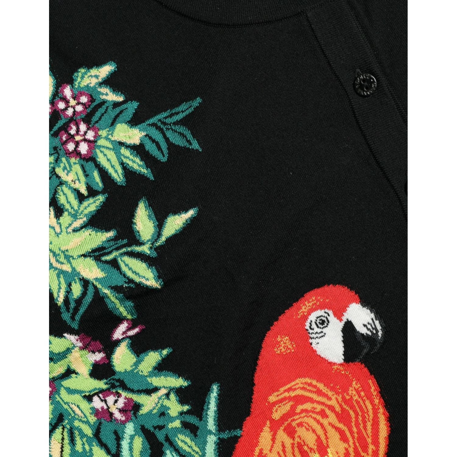 سترة كارديجان أنيقة من الصوف والحرير مطبوعة من دولتشي آند غابانا