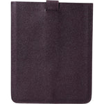 Dolce & Gabbana Elegant Leather Tablet Pouch in Rich Brown Dolce & Gabbana Dark Slate Gray