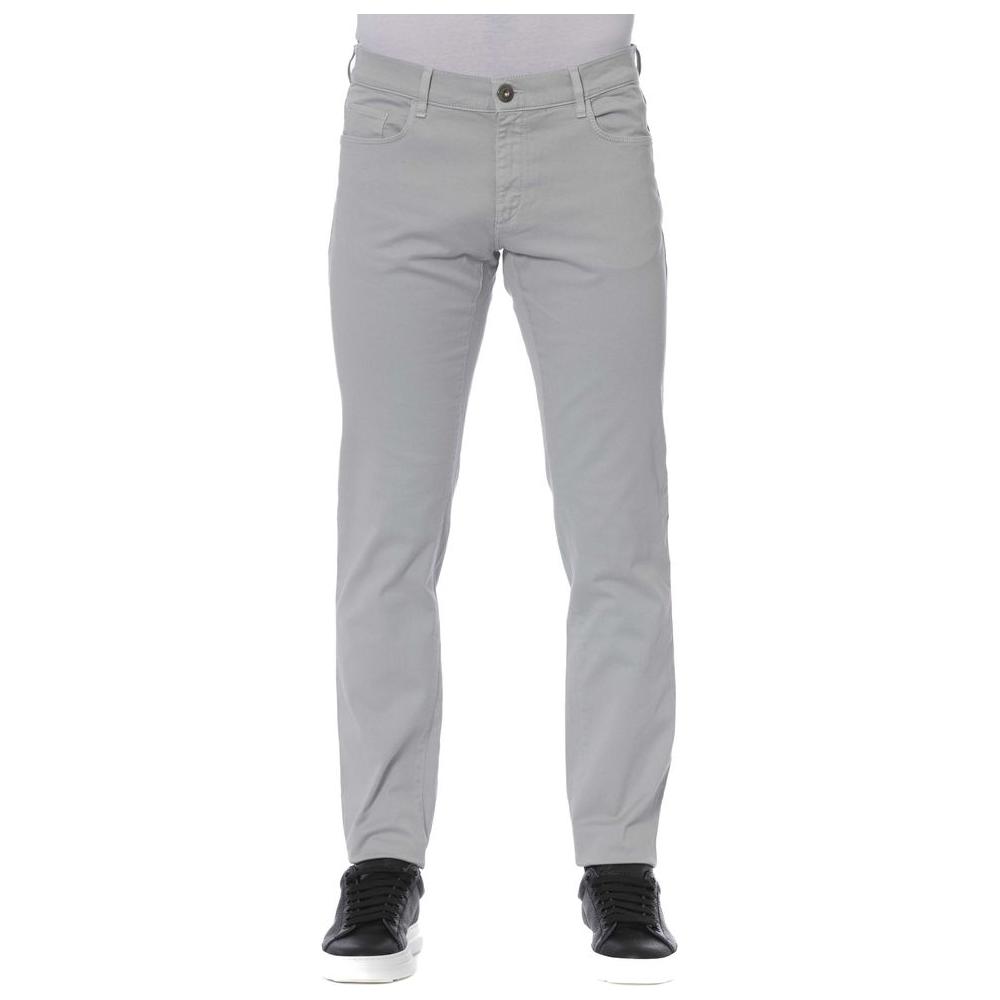 بنطلون جينز رجالي قطني رمادي من Trussardi Jeans
