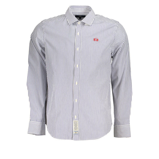 La Martina White Cotton Shirt