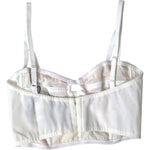 Dolce & Gabbana Multicolor Floral Sleeveless Bustier Crop Top
