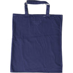 Prada Blue Jersey Fabric Logo Shoulder Shopping Tote Shopping Bag