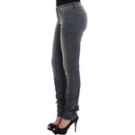 Ermanno Scervino Gray Slim Jeans Denim Pants Skinny Leg Stretch SIG12449-1
