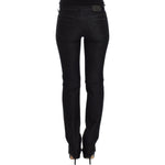 Ermanno Scervino Chic Black Slim Skinny Jeans Jeans & Pants Ermanno Scervino Black