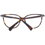 Max Mara Brown Women Glasses Frame with plastic full-rim butterfly style, size 54-15-140, includes branded case.