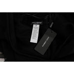 Dolce & Gabbana Black Floral Lace Sheath Silk Dress