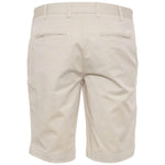 Refrigiwear Elegant Beige Bermuda Shorts with Logo Patch