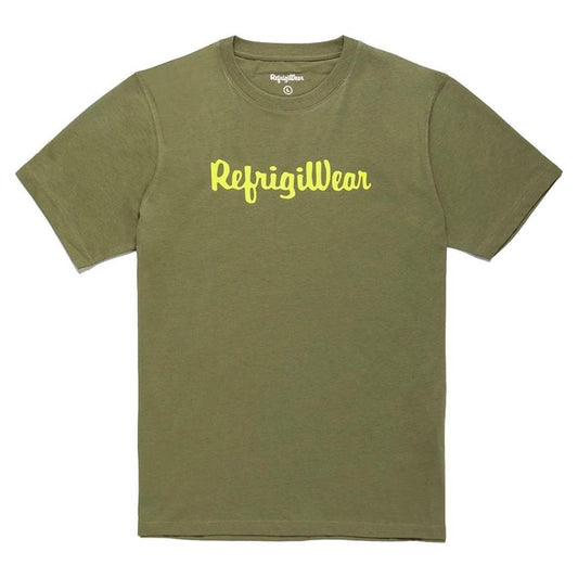 Refrigiwear Army Cotton Tee with Contrast Logo RE-12622-XXL