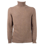 Emilio Romanelli Brown Cashmere Men Sweater EM-11302-M