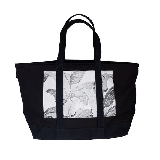 Palm Angels Black Cotton Women Shoulder Bag