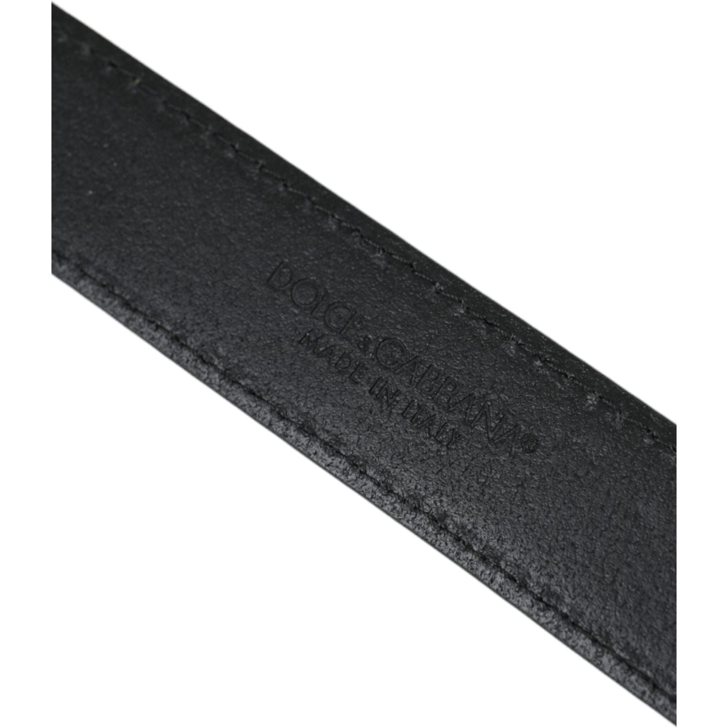 Dolce & Gabbana Beige Suede Leather Silver Buckle Belt Men