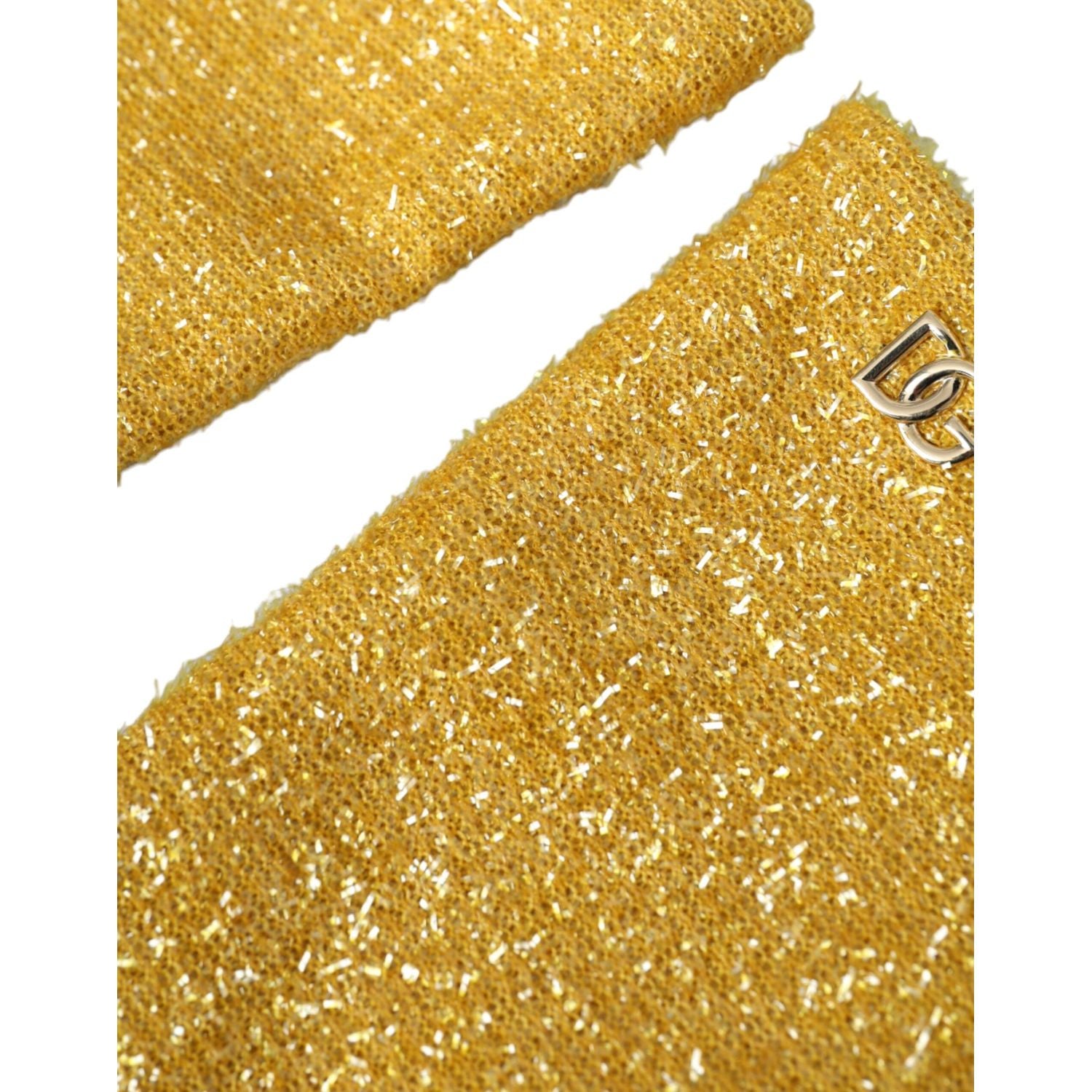 قفازات دولتشي آند غابانا الذهبية من لوركس فانتازيا بطول متوسط ​​للذراع