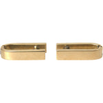 Dolce & Gabbana Gold Plated Metal Brass Pin Men Cufflinks Cufflinks