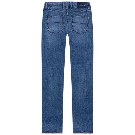 Tramarossa Blue Cotton Men's Jeans TR-13005-W30