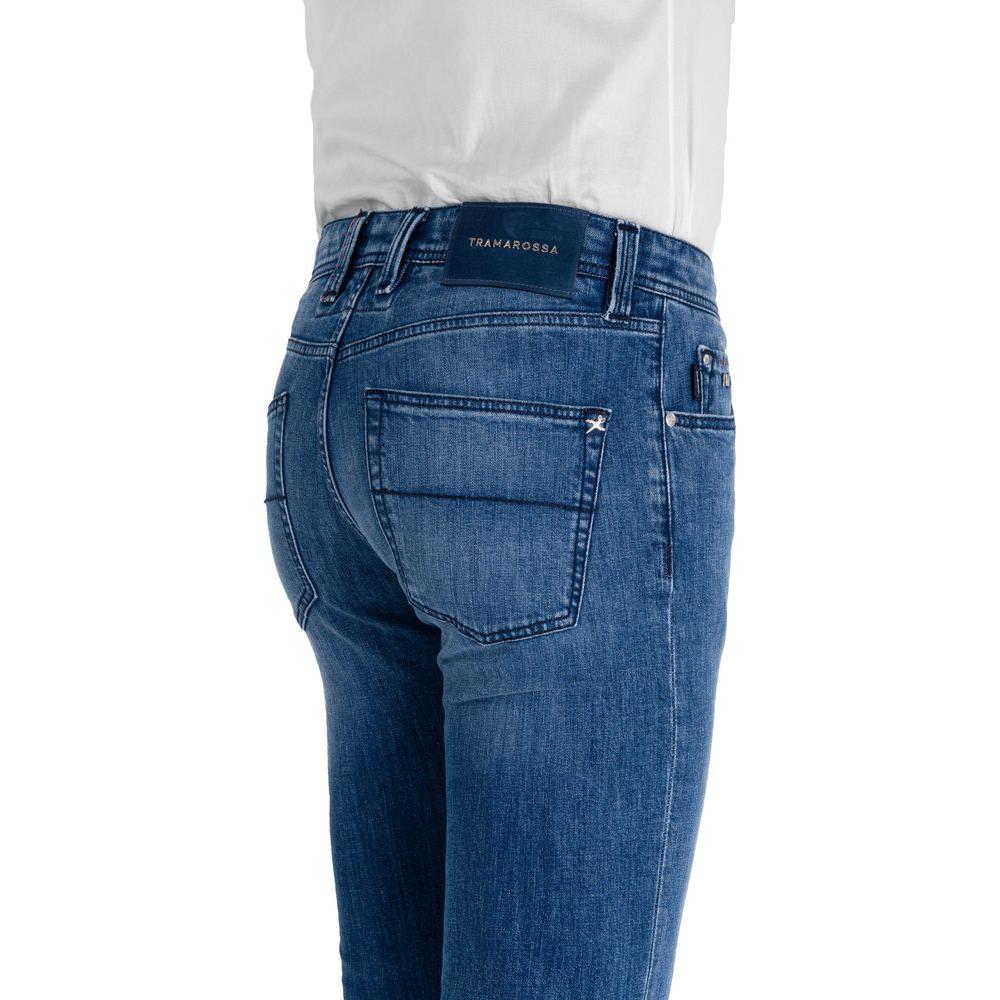 Tramarossa Blue Cotton Men's Jeans TR-13005-W30