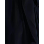 Dolce & Gabbana Blue Long Sleeves Ascot Collar Blouse Top