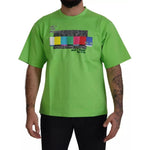 Dolce & Gabbana Green Cotton DG CHANNEL Top T-shirt