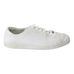 Dolce & Gabbana White Saint Tropez Lace Up Men Sneakers Men Shoes