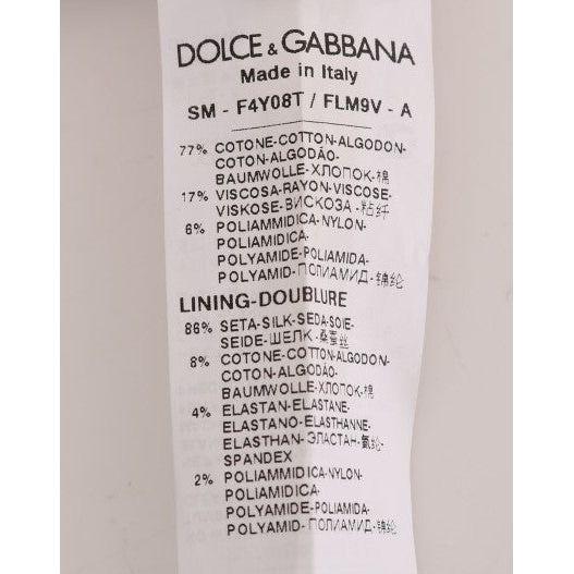 Dolce & Gabbana Black Floral Cutout Lace A-Line Skirt