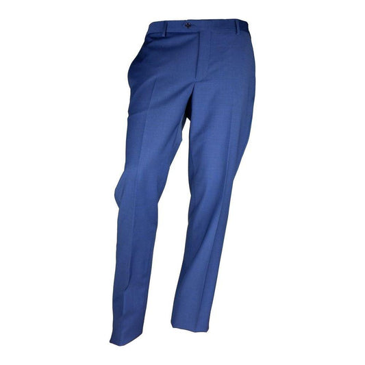 Emilio Romanelli Blue Wool Men Suit