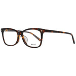 Bally Brown Women Glasses Frame in full-rim plastic, size 54-15-145, featuring a stylish brown color. Includes branded case.