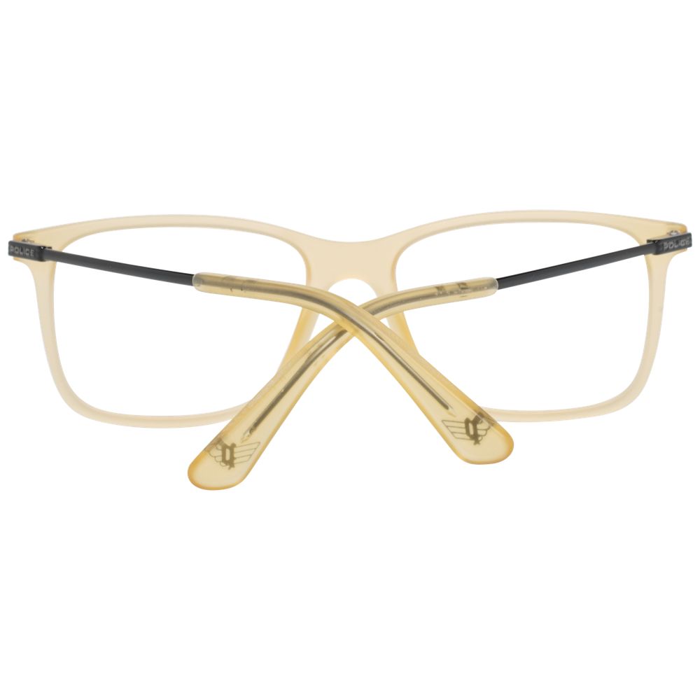 Police Yellow Metal & Plastic Glasses (Frames)