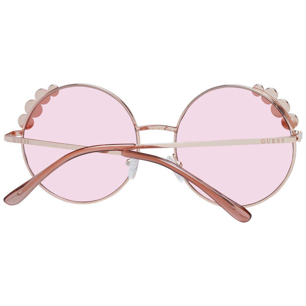 Guess Rose Gold Metal Sunglasses