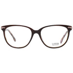 Lozza Brown Women Glasses Frame, full-rim butterfly style plastic frame, size 54-17-140, includes branded case, brown color.