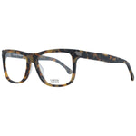 Lozza Brown Men Glasses Frame with plastic full-rim, size 54-17-140, includes branded case, no spring hinge, frame color brown.