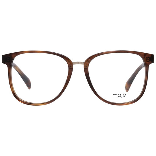 Maje Brown Women Glasses Frame, plastic full-rim, size 53-16-140, with branded case, no spring hinge.