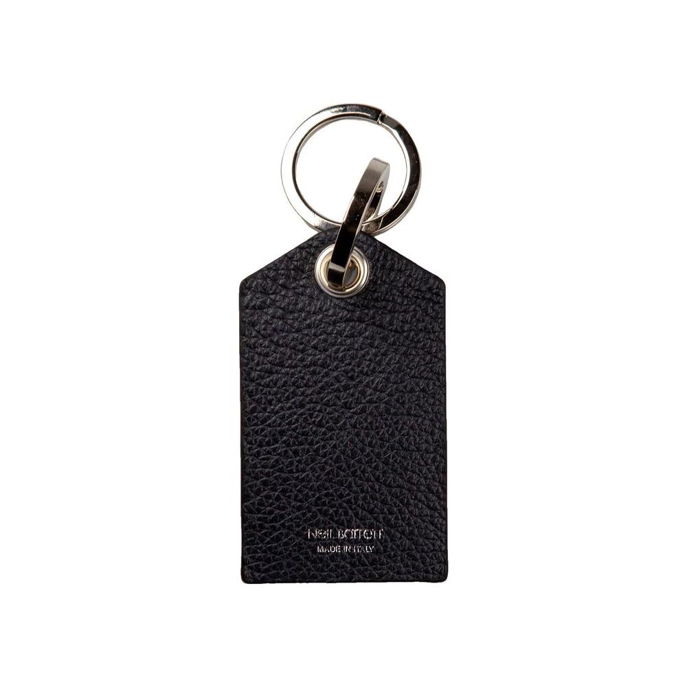 Neil Barrett Blue Leather Men's Keychain