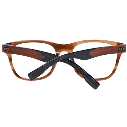 Ermenegildo Zegna Brown Plastic Glasses (Frames)