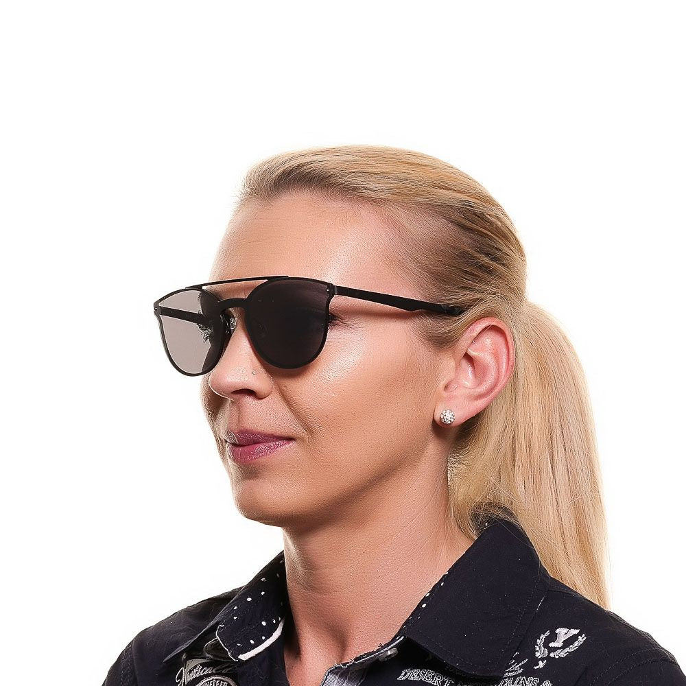 Web Black Metal Sunglasses
