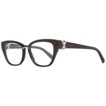 Swarovski Brown Women Glasses Frame, cat-eye, full-rim style, plastic material, size 50-16-140, demo lenses, comes with branded case.