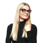 Swarovski Black Women Glasses Frame