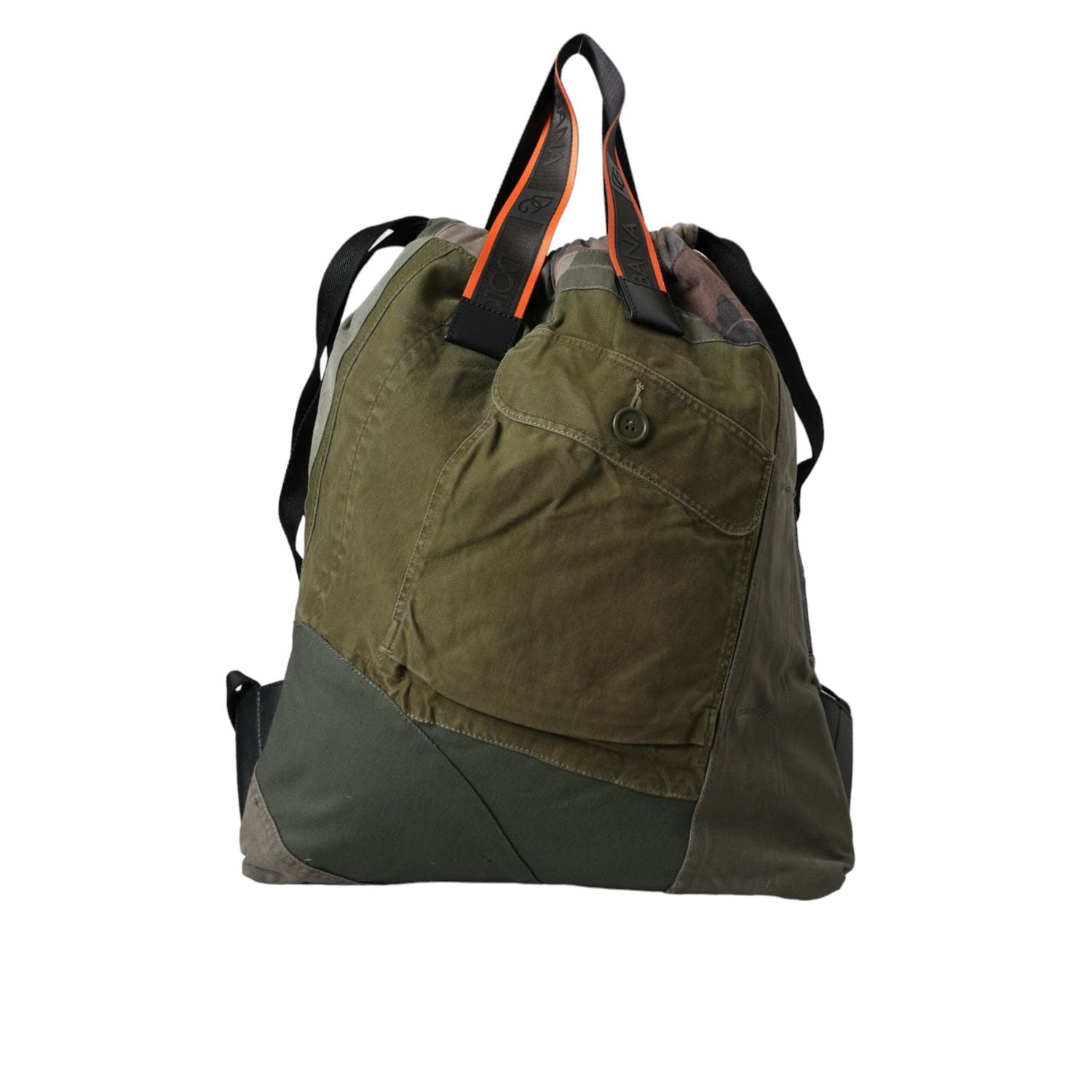 حقيبة ظهر من دولتشي آند غابانا باللون الأخضر العسكري المرقعة