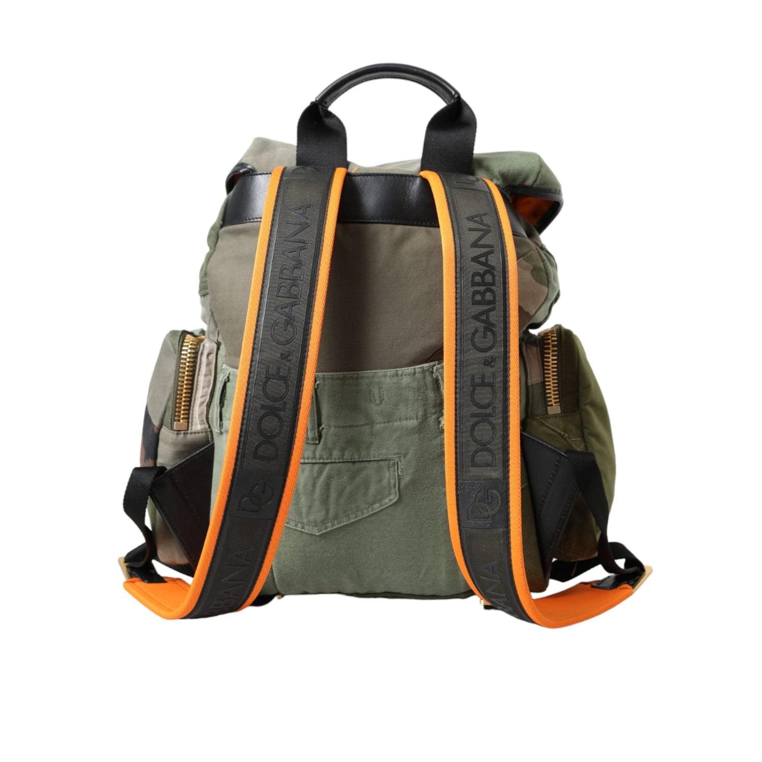 حقيبة ظهر من دولتشي آند غابانا باللون الأخضر العسكري المرقعة