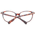 Max Mara Brown Women Glasses Frame in full-rim brown plastic with demo lenses, size 53-17-140, includes branded case.