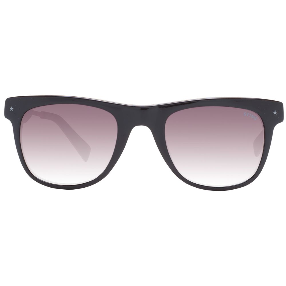 Sting Brown Men Sunglass with brown acetate full-rim frame, gradient lenses, and 100% UVA/UVB protection. Includes branded case.