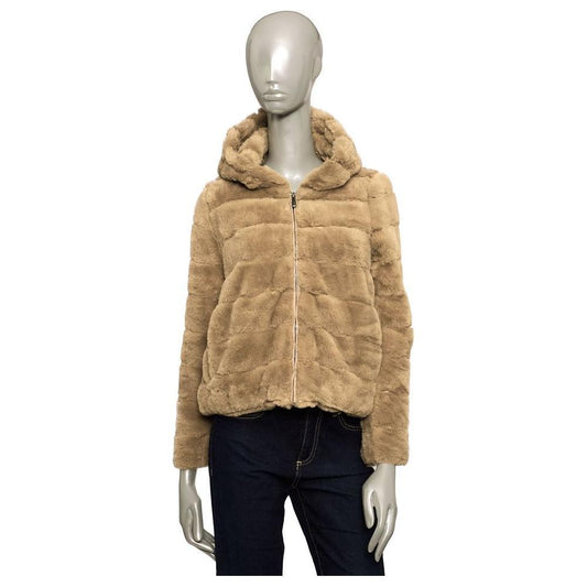 Baldinini Trend Beige Polyester Women Jacket BA-24576-S