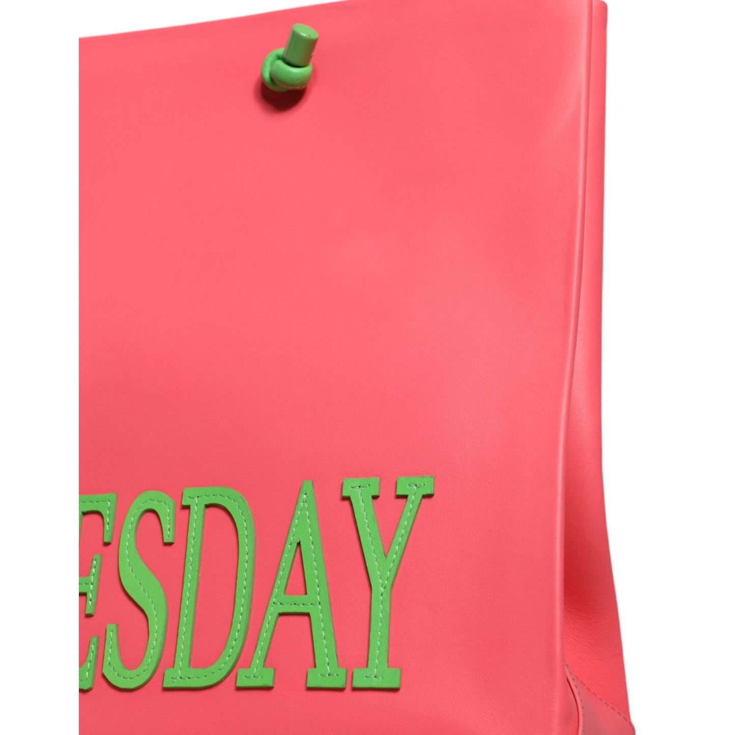 Alberta Ferretti Pink Leather Weekend Wednesday Shopping Tote Bag