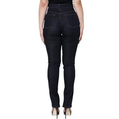 Dolce & Gabbana Black Cotton Blend Skinny Denim Jeans