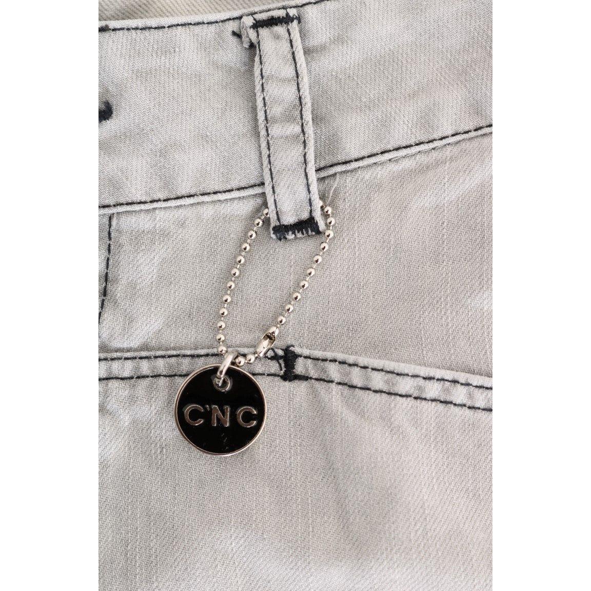 بنطلون جينز رمادي فائق النحافة من مجموعة كوستيوم ناشيونال