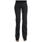 Costume National Dark Blue Cotton Classic Fit Jeans
