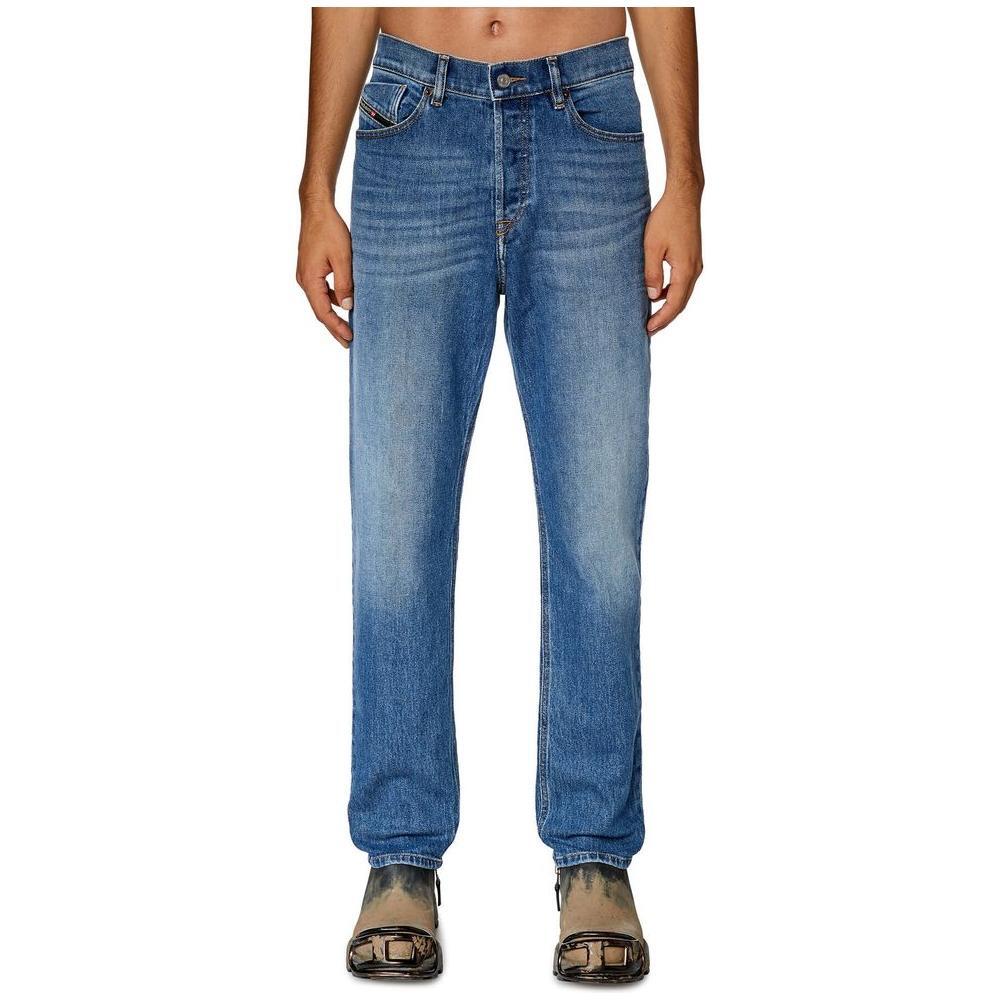 Diesel Blue Cotton Men Jeans