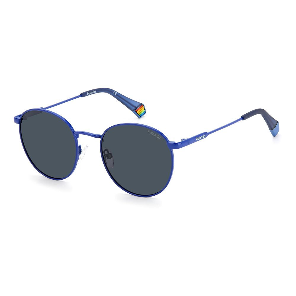 Polaroid Blue Stainless Steel Sunglasses POPLD6171SPJPC3AC