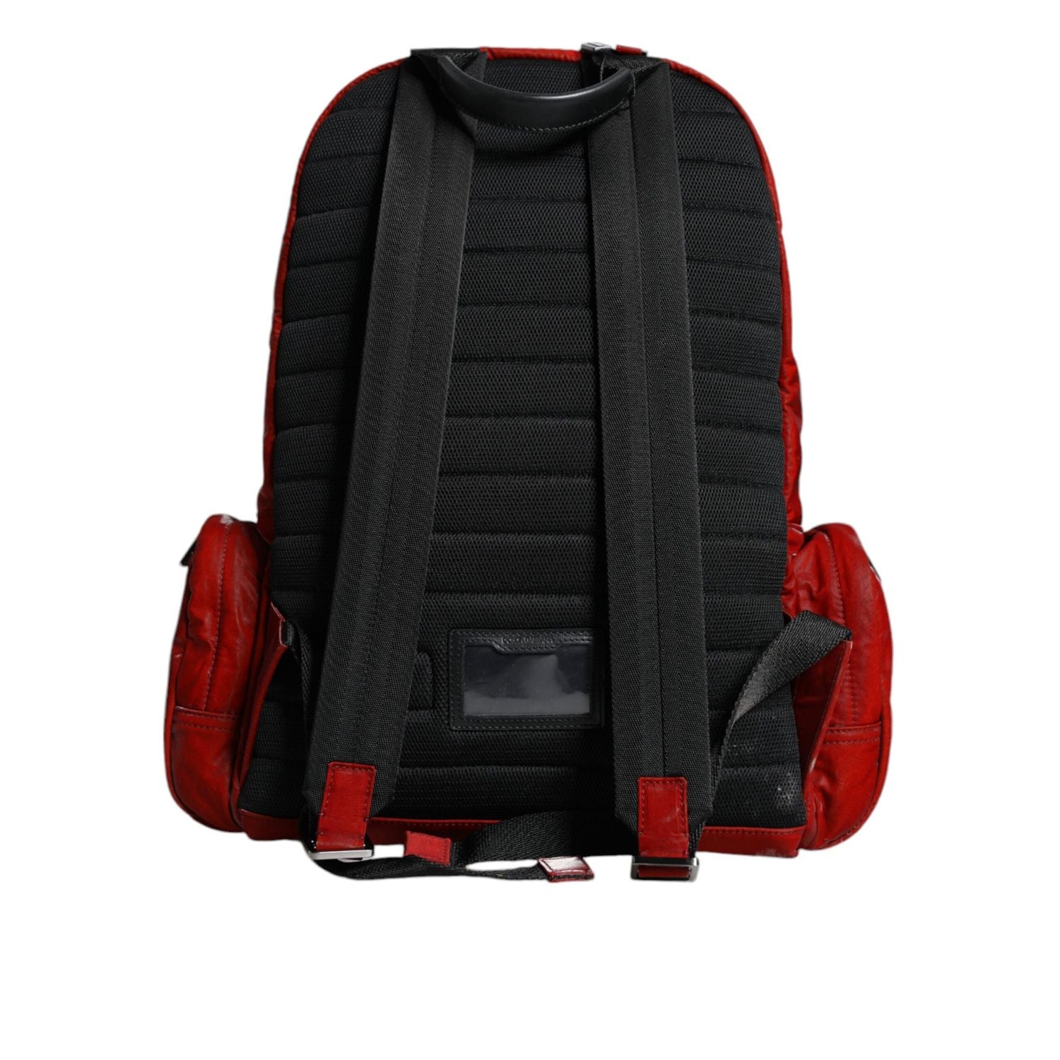 Front view with bag zipped and handles upright.
