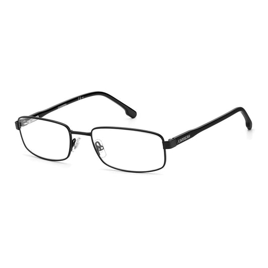 Carrera Black Metal Frames eyeglasses with 55/19/140 mm measurements, sleek black metal design for men.