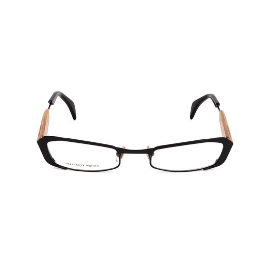 Alexander McQueen Black Metal Glasses (Frames)
