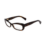 Alexander McQueen Bicolor Acetate Frames - Havana color, 52/15/140mm dimensions, chic women's eyewear.
